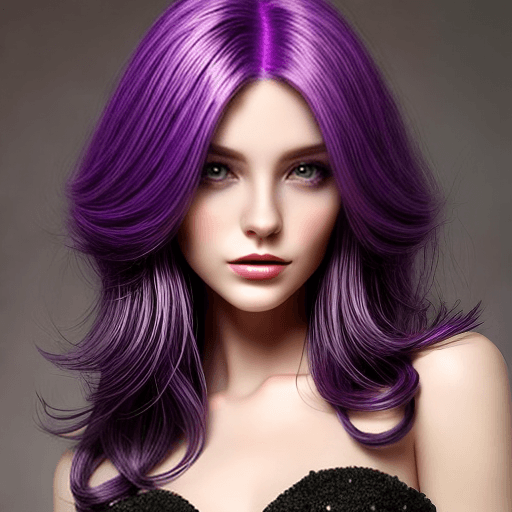 Purple hair