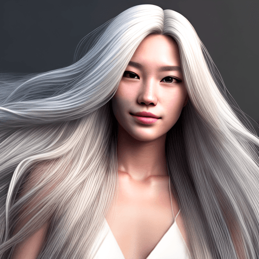 White hair